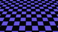 an animated blue and black checkerboard background