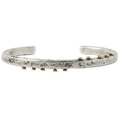 With a sleek yet rugged design hand crafted from fine luxury sterling silver, the BRASS NAILS THIN CUFF Bracelet for Men features John Varvatos' signature classic meets modern style. The thin width distressed silver cuff features antique brass nails 'hammered' into either side - a symbol of the hard work of the past as we build toward a brighter future. “My philosophy is about reaching back to move forward,” says leading menswear designer John Varvatos, and the Brass Nails Thin Cuff Mens Bracele Silver Bracelet For Men, Brass Nails, Skull Bracelet Men, Mens Sterling Silver Jewelry, Rock Style Men, Unique Sterling Silver Jewelry, Gothic Bracelet, Black Leather Necklace, Rugged Design