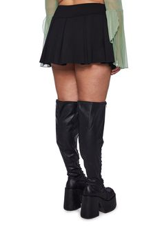 got ya at the head of your class babe! Look cute AF in this pleated mini skirt that has an A-line fit and an elasticized waist. Current Mood Clothing, Sheer Black Tights, Brat Summer, Pleaded Skirt, A Line Mini Skirt, Star Style, Current Mood, Pleated Mini Skirt, Black Tights