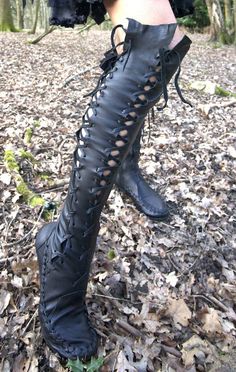 Serpe Kubo And The Two Strings, Black Leather Knee High Boots, Goth Boots, High Leather Boots, Tall Leather Boots, Black Vegan, Knee High Leather Boots, Black Leather Boots, Boots Outfit