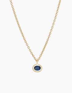 14k Yellow Gold necklace with radiant 1.22 ct oval cut Blue Sapphire on 18” gold chain. Perfect for everyday wear and made with the greatest attention to detail. Sapphire is known to attract abundance, blessings and gifts. September birthstone. Available for immediate shipping. Sapphire size and color may vary slightly. Please allow 3-4 weeks for shipping. Measures 11.75 x 9.75mm Handmade in Los Angeles Oval Sapphire Pendant, Attract Abundance, 14k Yellow Gold Necklace, Bespoke Engagement Ring, Coin Bracelet, Yellow Gold Necklace, Coin Earrings, Enamel Necklaces, Sapphire Pendant