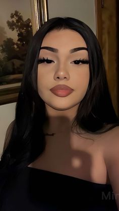 #latina #pretty Chicana Makeup, Smink Inspiration, Cute Makeup Looks, Makeup Looks Tutorial, Baddie Makeup