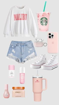 #pink#preppyaesthetic Cute Middle School Outfits, Preppy Outfits For School, Preppy Inspiration, Pink Drink, Preppy Summer Outfits, Cute Dress Outfits, Casual Preppy Outfits, Trendy Outfits For Teens, Cute Lazy Day Outfits