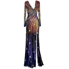 Check out this item from 1stdibs! Renato Balestra Roma Couture Sheer Beaded Evening Gown Size 42IT: https://www.1stdibs.com/id-v_22255242 Multicolor Sequin Evening Dress For Wedding, Multicolor Sequined Evening Dress For Gala, Long Sleeve Multicolor Gown For Party, Multicolor Long Sleeve Gown For Party, Elegant Multicolor Sequin Gown, Elegant Embellished Multicolor Gown, Elegant Multicolor Long Sleeve Gown, Elegant Multicolor Embellished Gown, Elegant Multicolor Embellished Evening Dress