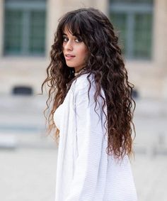 Cabello Hair, Curls For Long Hair, Hacks Beauty, Curly Hair With Bangs, Long Hair With Bangs, Types Of Curls, Permed Hairstyles, One Hair, Fifth Harmony