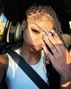 Quick Natural Hair Styles, Crazy Women, Beauty Routine Tips, Cute Box Braids Hairstyles, Beautiful Curly Hair, Pretty Braided Hairstyles, Pretty Females, Face Reveal