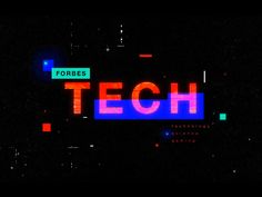 a neon sign that reads forces and tech