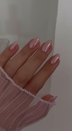 Glazed Nails, Deer Nails, December Nails, Asian Nails, Basic Nails, Nail Designs Glitter, Minimalist Nails