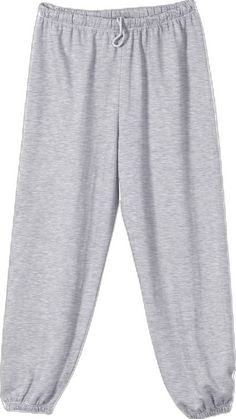 Sovereign USA Fleece Sweat Pant Gray Elastic Cuffs Sweatpants For Loungewear, Comfortable Gray Sweats With Elastic Waistband, Leisure Cotton Pull-on Joggers, Basic Joggers With Elastic Waistband, Basic Solid Pants With Elastic Cuffs, Basic Long Joggers With Elastic Waistband, Basic Long Joggers, Solid Cotton Pull-on Joggers, Cotton Solid Color Pull-on Joggers