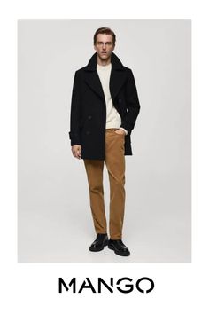 Take advantage of the best discount of the year with Black Friday, Corduroy fabric, Zip and one button fastening, Coin pocket, Two side pockets, Two patch pockets on the back, Belt loops, The model is 6'1" and is wearing a size 42, Regular fit Corduroy Fabric, Mango Man, Fitted Trousers, Medium Brown, Mens Trousers, Workout Pants, Patch Pocket, Mens Pants, Black Friday