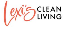 the exis clean living logo is shown in red and black on a white background