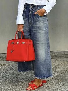 Loose Wide Leg Buttoned Fringed Pockets Jean Pants Bottoms DENIM BLUE-S Wide Leg Jeans And Loafers Outfit, Chic Cropped Wide-leg Jeans For Fall, Chic Wide-leg Cropped Jeans For Fall, Chic Fall Cropped Wide-leg Jeans, Chic Denim Blue Wide-leg Cropped Jeans, Chic Wide-leg Cropped Jeans In Denim Blue, Chic Wide-leg Cropped Denim Jeans, Chic Dark Wash Pants For Everyday, Chic Baggy Flare Jeans