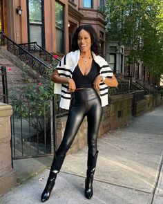 Step up your style game with these ultra-chic high-rise faux leather leggings! With an edgy, leather-look finish, they'll take any outfit to the next level. High waisted Stretchy Model is wearing a small Waist 27" Hip 35" Height 5'7" Faux Leather Leggings, Leather Leggings, Small Waist, Platform Heels, Step Up, Next Level, Outfit Ideas, The Next, High Rise