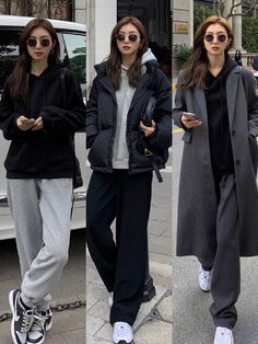 15°c Outfit, Korean Street Fashion Autumn, Taiwan Outfit Travel Autumn, Korean Fashion Winter Classy, Taiwan Winter Outfit Women, Cold Winter Outfits Korean, Japan Travel Outfit Winter, Winter In Korea Outfit, Korean Outfits Casual Chic