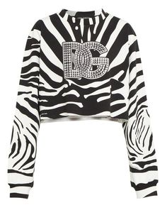 Maximalist Aesthetic, Diy Clothes Design, High Fashion Outfits, Printed Sweater, Crop Sweatshirt, Luxury Outfits, Zebra Print, Sweater Shop, Long Tops