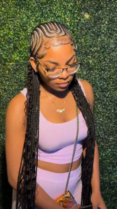 Straight Back Braided Hairstyles For Black Women, Alice Keys Braids With Curls, Straight Back With Curls, Frontal Braid Hairstyles, Small Straight Backs, Braided Up Ponytail Hairstyles, Braids Going Back, First Day Of School Hairstyles Braids, Summer Braided Hairstyles