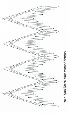 the diagram shows how many different lines are connected to each other in order to create an interesting pattern