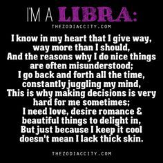 an image with the words i'm a libra in purple and black on it