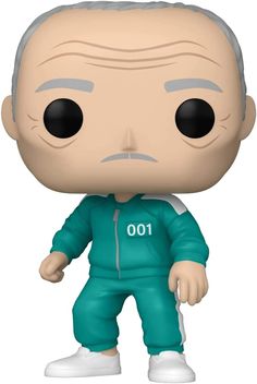 POP TV: Squid Game- Il-nam 001 889698647960 Pop Tv, Pop Television, Big Tv, Funko Pop Figures, Survival Games, Childrens Games, Pop Figures, Dark Horse Comics, Squid Game