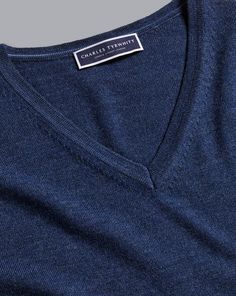 Merino V-Neck Jumper - Ink Blue | Men's Charles Tyrwhitt Merino V-Neck Sweater - Ink Blue Size Large Wool Charles Tyrwhitt Shirt, Merino Sweater, Charles Tyrwhitt, Ink Blue, New Details, Blue Ink, V Neck Sweater, Online Purchase, Vneck Sweater