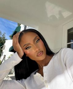 Sydney J Harper, Makeup For Black Skin, Brown Skin Makeup, Glam Makeup Look, Creative Makeup Looks, Glamour Makeup, Dark Skin Makeup, Makeup Obsession, Flawless Makeup