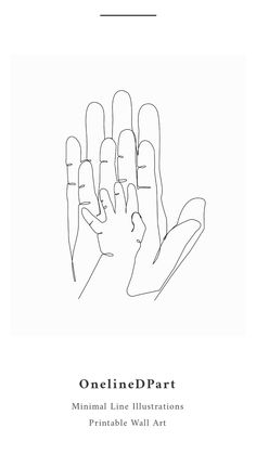 the cover of one line art's minimal line illustrations printable wall art book