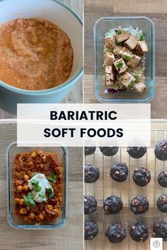 Bariatric Meal Prep, Soft Diet