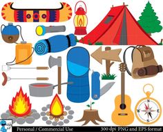 an image of camping related items