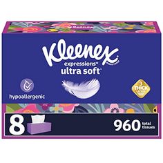 kleenex expressions ultra soft sanitary liners, regular, 8 - count box