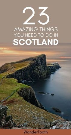 the cover of 25 amazing things you need to do in scotland