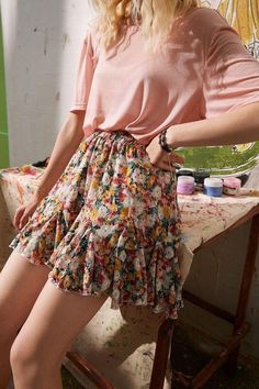 Cottagecore Fashion Skirts, Aesthetic Clothing Stores, Soft Girl Outfits, Cottagecore Fashion, Zooey Deschanel