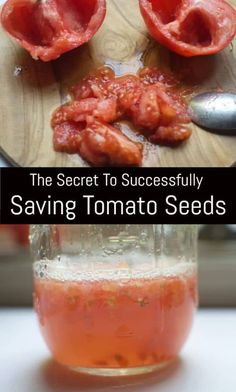 the secret to successfully saving tomato seeds is that they can be used in cooking