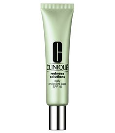 Clinique Redness Solutions Daily Protective Base SPF 15 | Bloomingdales's Primer For Sensitive Skin, Clinique Foundation, Clinique Redness Solutions, Oil Free Makeup, Anti Redness, Physical Sunscreen, Chemical Sunscreen, Face Primer, Makeup Primer