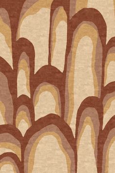 an abstract pattern with brown and tan colors on it's surface is shown in this image