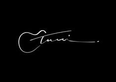 a black and white photo with the word cuni written in cursive writing