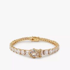 Authentic New with dust bag Sold out online Tennis Bracelet, Cubic Zirconia, Kate Spade, Tennis, Dust Bag, Bracelet