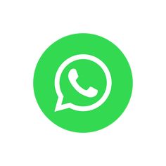 a green and white logo with the words whatsapp on it