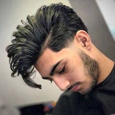 Mens Sideswept Hair, Young Mens Hairstyles, Quick Hair, Boy Hair, Long Hair On Top, Hair Fixing