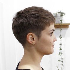 Choppy Fringe, Very Short Haircuts, Short Hair Pixie Cuts, Super Short Hair, Short Grey Hair, Very Short Hair, Short Pixie Haircuts, Short Pixie Cut, Trending Hairstyles