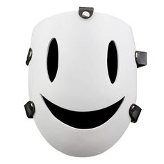 PRICES MAY VARY. ▶Anime Tenkuu-Shinpan High-Rise Invasion Sniper Cosplay White Smile Mask. ▶Made of natural resin material,smooth and sturdy,eco-friendly and non-toxic.The size is about 20 cm*16 cm*6 cm,the weight is about 300 grams.One size fit for most adults and teens. ▶Designed from the original version of Tenkuu Shinpan smile mask,behind is the elastic crisscross straps,it could be adjusted by your head circumference. ▶You could DIY add some foam to the mask inside,it will more comfortable Smile Mask, High Rise Invasion, Cosplay Costumes For Men, Halloween Costume Props, Masquerade Halloween, Happy Smiley Face, Cosplay Contacts, Spooky Szn, White Smile