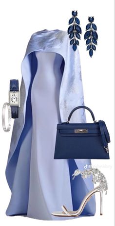 Blue Old Money Aesthetic, Elegant Blue Summer Abaya, Luxury Blue Evening Abaya, Blue Abaya Aesthetic, Luxury Abaya Aesthetic, Modest Abaya Aesthetic, Dress Old Money, Outfit Elegantes, Gaun Fashion