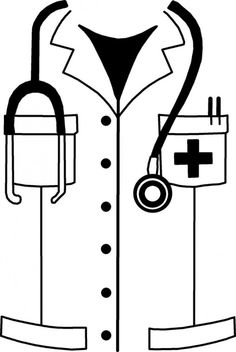 a doctor's coat with a stethoscope attached to it