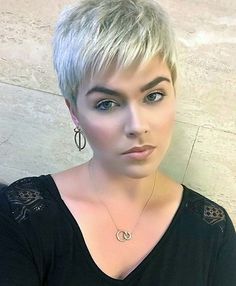 Cutest Haircuts, Short Pixie Haircuts For Women, Pixie Haircuts For Women, Modern Haircuts, Pixie Hair