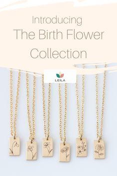 Keep your little ones close to your heart with this Birth Month Flower Necklace! Birth flower necklaces by LEILA Jewelry Delicate Hand Stamped Necklace For Gift, Everyday Rose Gold Jewelry With Birth Flower, Everyday Jewelry With Flower Charm For Mother's Day, Minimalist Flower Charm Necklace For Personalized Gift, Minimalist Birthstone Charm Necklace For Mother's Day, Minimalist Birthstone Charm Necklaces For Mother's Day, Adjustable Everyday Jewelry With Birth Flower, Minimalist Rose Gold Birth Flower Jewelry, Rose Gold Minimalist Birth Flower Jewelry