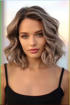 Discover the secrets to perfect beach waves hairstyles, from elegant vintage waves to practical everyday styles. Learn the best tips and tricks for all hair types, including short, medium, and long hair, to achieve glamorous and effortless waves for any occasion Trendy Brunette Hair, Hair Colors For Summer, Beach Waves For Short Hair, Event Hairstyles, Style Hacks, Low Maintenance Haircut, Barrel Curls, Beach Wave Hair, Loose Waves Hair