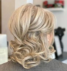 Mother Of Bride Hair, Mother Of The Bride Hairdos, Mob Hair, Mother Of The Bride Hairstyles, Groom Hair, Mother Of The Groom Hairstyles, Hair For Wedding, Bride Updo, Bride Hairstyle