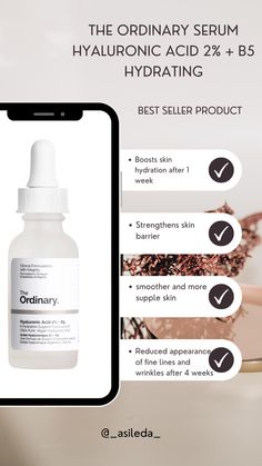 @asileda (Disa) - How is your skin barrier so healthy? - Benable The Ordinary Serum, Hyaluronic Acid Serum, Hydrating Serum, Skin Barrier, Korean Skincare, Hydrate Skin, Skin Treatments, Clear Skin, Hyaluronic Acid