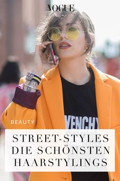 Die Street-Style-Beauty-Looks der Modemetropolen. Egal, ob Sie gerade auf der Suche nach einer neuen Frisur sind, oder sich einfach für Ihren eigenen Look inspirieren lassen möchten, hier sind die Street-Styles aus Berlin, Paris, New York, London, Mailand und Kopenhagen. #beauty #haare #streetstyles #hair #haarstylings #inspiration #hairinspo Street Style Hairstyles, Short Hair Styles