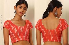 10 Must Try Simple Saree Blouse (Front and Back) Designs • Keep Me Stylish Simple Blouse Neck Designs, Simple Saree Blouse, Blouse Designs Front And Back, Front Blouse Designs, Kalamkari Blouse Designs, Casual Blouse Designs, Kalamkari Blouse, Blouse Tops Designs, Saree Wearing