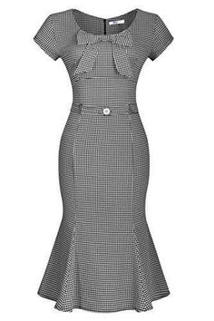 7a6a74cbe87bc60030a4bd041dd47b78desc37725968ri Slavic Style, Vintage Houndstooth, Classy Dress Outfits, Latest African Fashion Dresses, African Fashion Dresses, Classy Dress, Corsets, Retro Dress